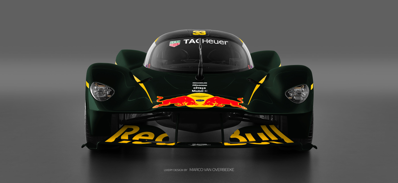 Illustration for article titled The Aston Martin Valkyrie Looks Especially Good In Classic Racing Liveries